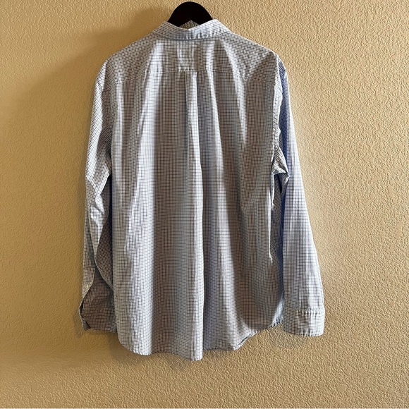 Vineyard Vines Classic Fit Tucker Blue Striped Button Down Shirt Size XL - Picture 6 of 7